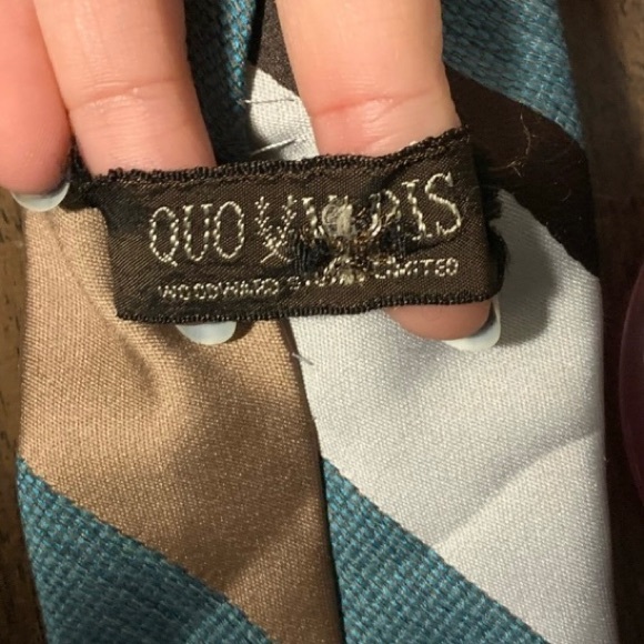 💀Vintage pink and aqua tie - Picture 2 of 3